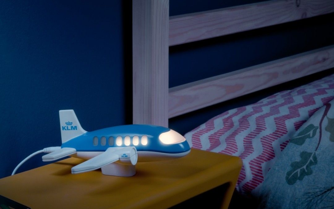 Pomysłowa lampka nocna od KLM